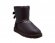 Mini Bailey Bow Metallic Chocolate