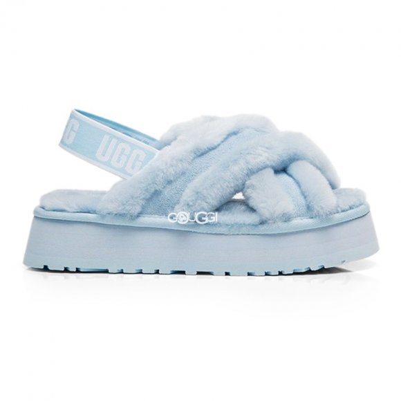 Ugg Disco Cross Slide Blue - 36