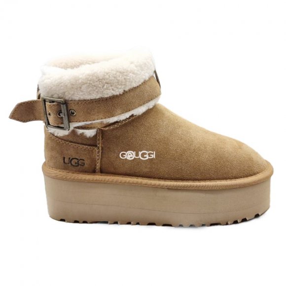Ugg Mini Platform Strap Chestnut