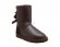 Bailey Bow Metallic Chocolate