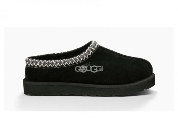 Mens Tasman Slipper - Black - 42