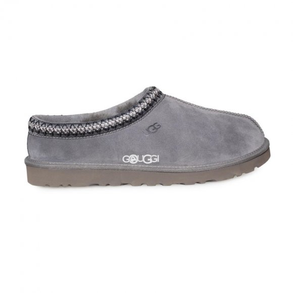 Man`s Tasman Slippers Dark Grey - 43