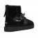 Men`s UGG Classic Ultra Mini Hybrid Strap Short Boots Black