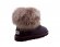 Mini Fox Fur Metallic Chocolate