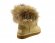 Mini Fox Fur Metallic Gold