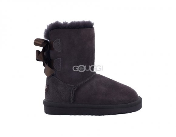 Kids Bailey Bow Chocolate - 35