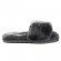 Fluff Slide Slippers Dark Grey - 39