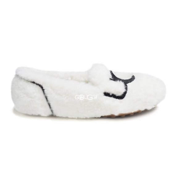 UGG Hailey Fluff Loafer White - 38