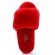 Fluff Slide Slippers Dark Red - 39
