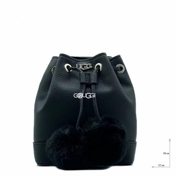 Ugg Aaliyah Bucket Crossbody Pom Black