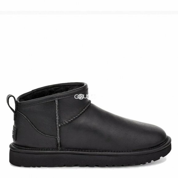 Ugg Classic Ultra Mini Leather Black - 41