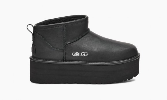 UGG Classic Ultra Mini Platform Metallic Black